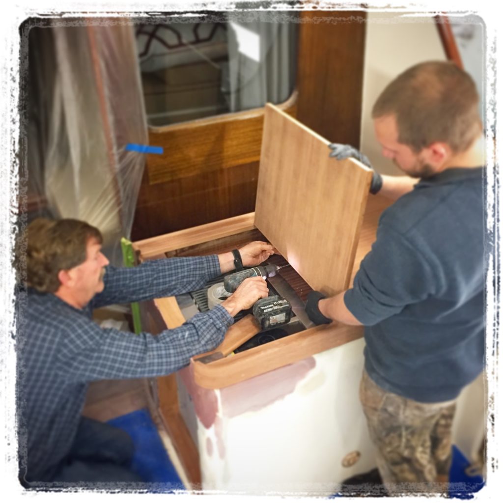 BuiltIn Cockpit Grill Great Island Boat Yard