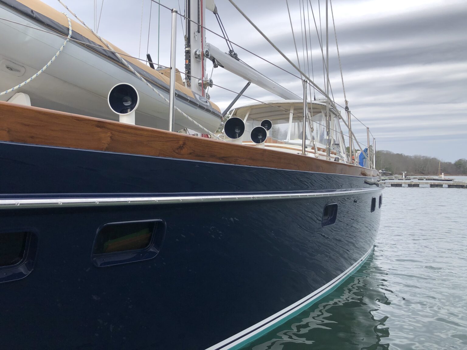 Modernizing a Little Harbor 62 Great Island Boat Yard